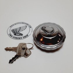 Tankdop chroom met slot