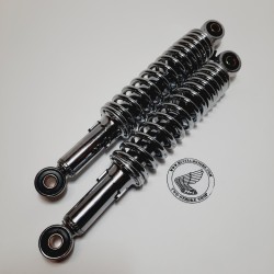 Schokbreker set chroom 28 cm hoog