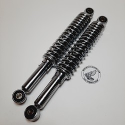 Schokbreker set chroom 32 cm hoog