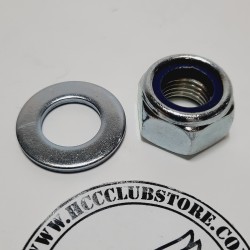 Borgsetje achterwiel as