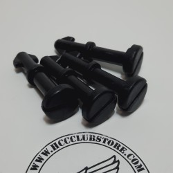 Zijkap bevestigings button set - zwart