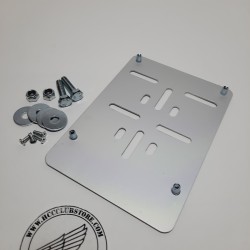 Nummerplaathouder aluminium blank