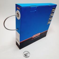 Buitenkabel rookzilver gevlochten ( per meter)