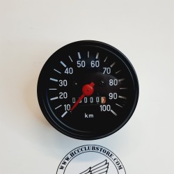 Kilometerteller klok tot 100 km/u (rode naald) (60 mm)