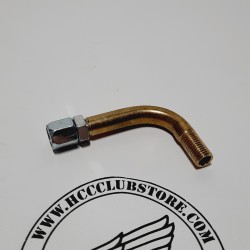 Dell'Orto gas - choke kabel bocht 90° (replica)