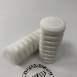 Voetsteunen rubber set wit "buzzetti style" (enkel rubbers)
