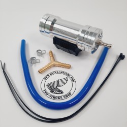 Polini carburator long aluminium chroom