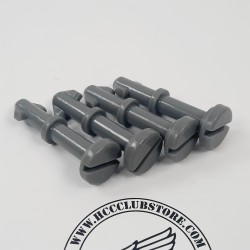 Zijkap bevestigings button set - grijs