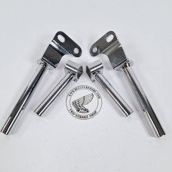 Pinkerarmen set chroom.