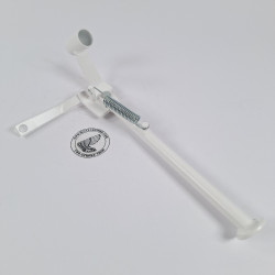 Zijstandaard - Schuine Poot - Wit lang model