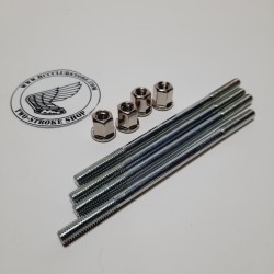 Cilinder tapeind set M6 met hoge moeren