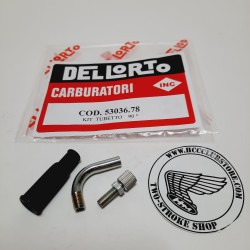 Dell'Orto kabelchoke bocht 90°