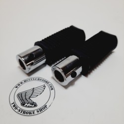 Voetsteunen set zwart breed model