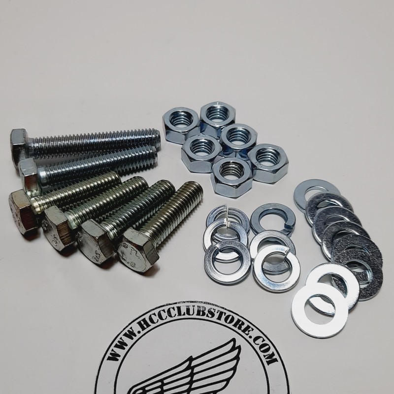 Bolts & nuts set engine mounting
